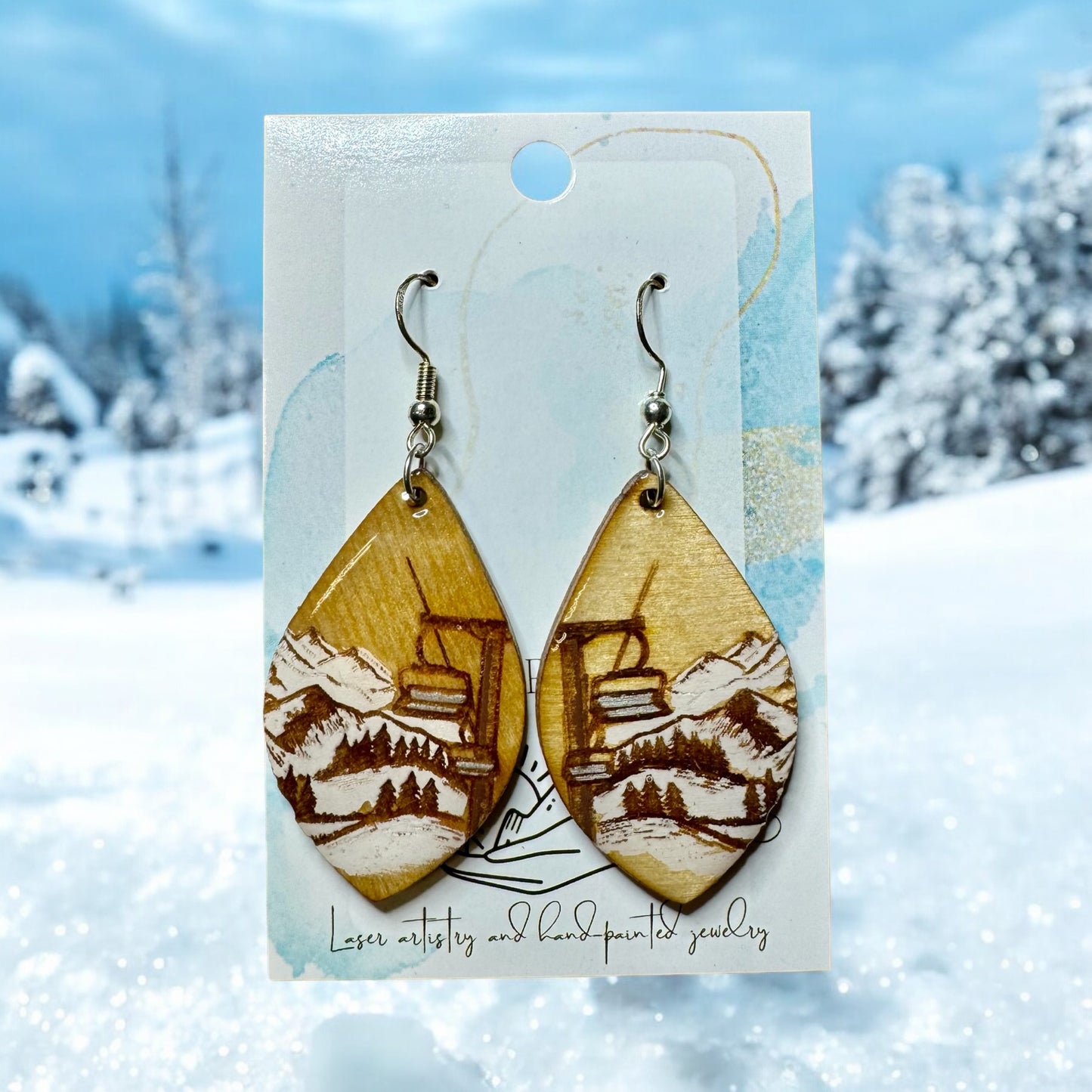 Ski Lift Earrings