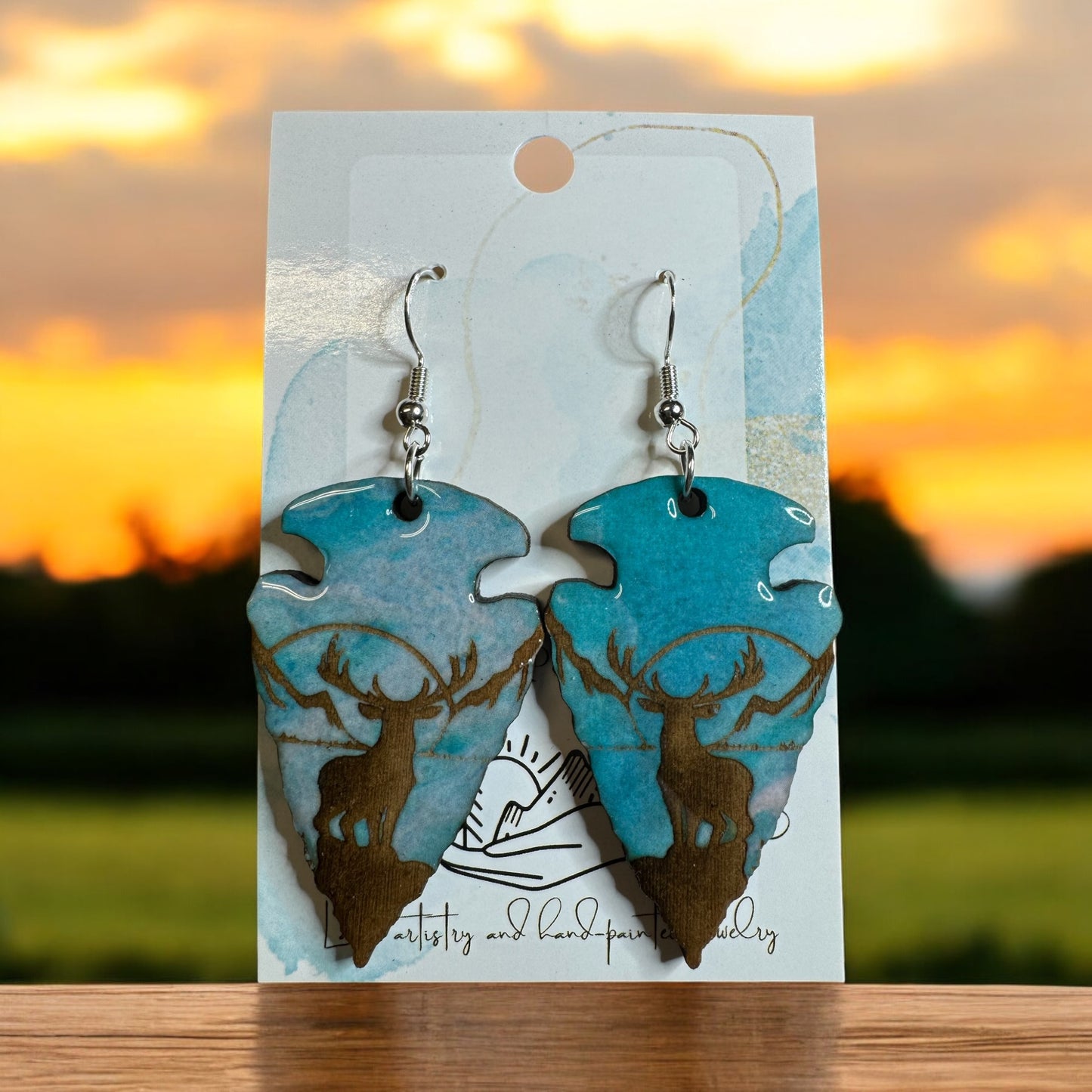 Arrowhead Buck Earrings