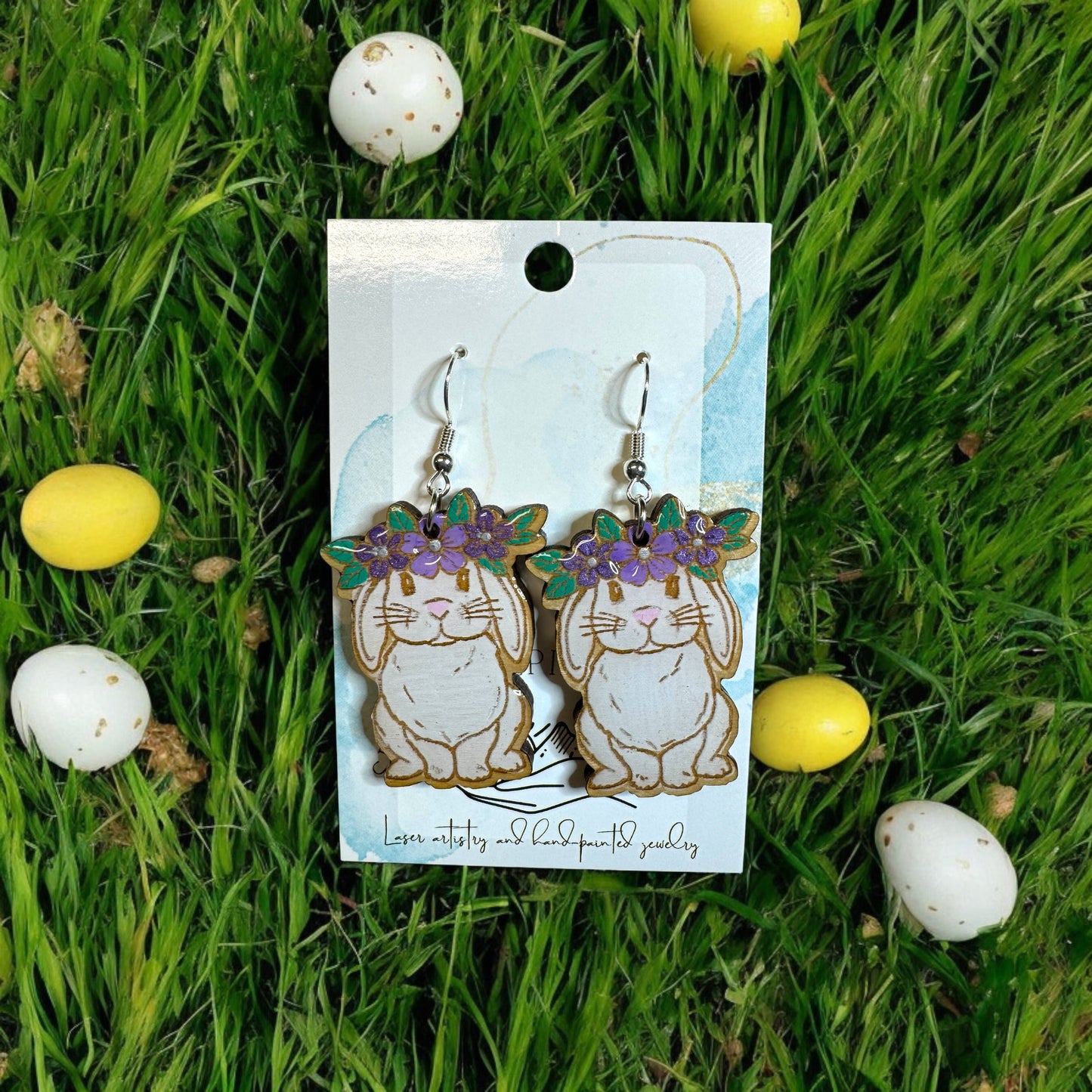 Easter Bunny with Flower Crown