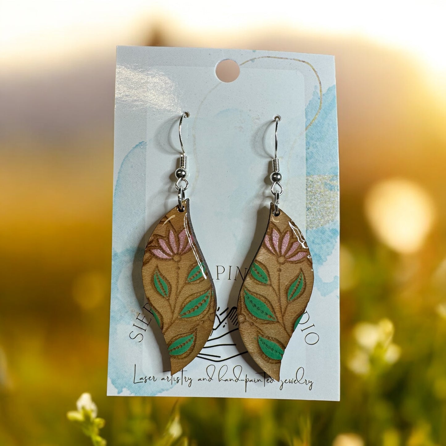 Floral Swish Earrings